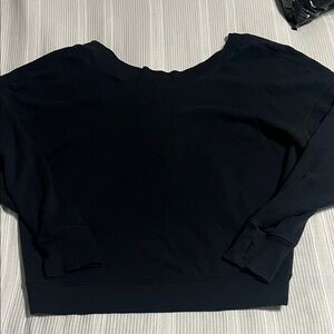 Aerie Black Long Sleeve Top